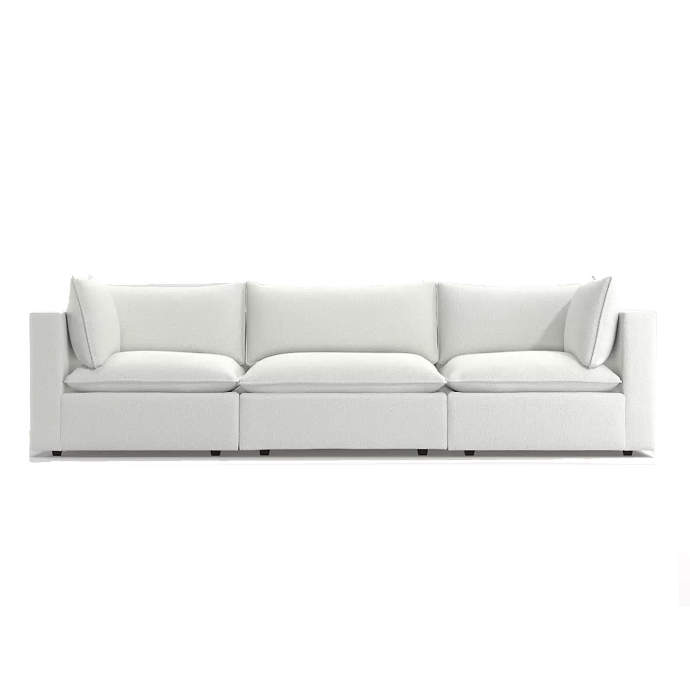 Lotus Modular 3-Piece Low Sofa Sectional | Dwelling Envy Interiors