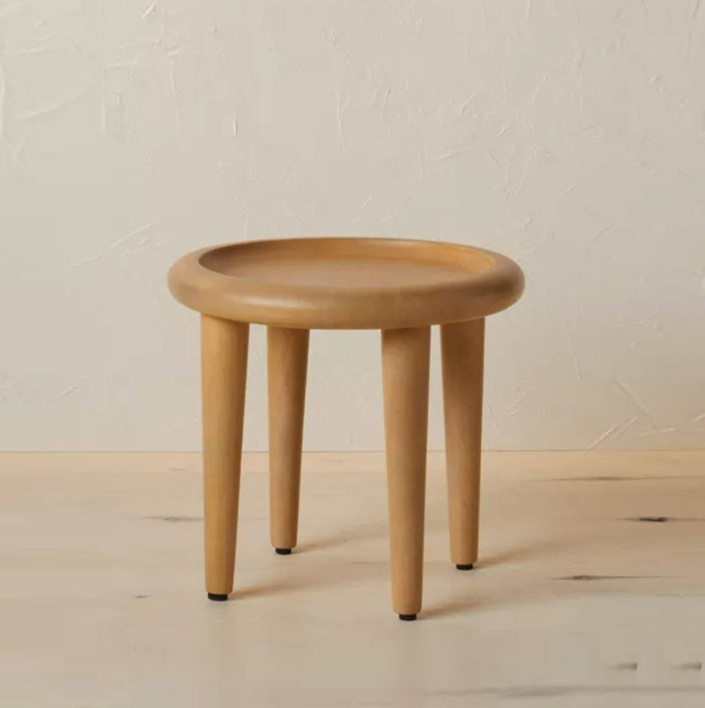 Alabata Round Wood End Table Natural – Opalhouse™ designed with