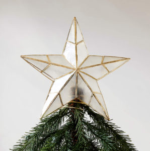 CAPIZ STAR TREE TOPPER