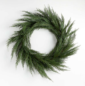 Faux Cypress Wreath 26