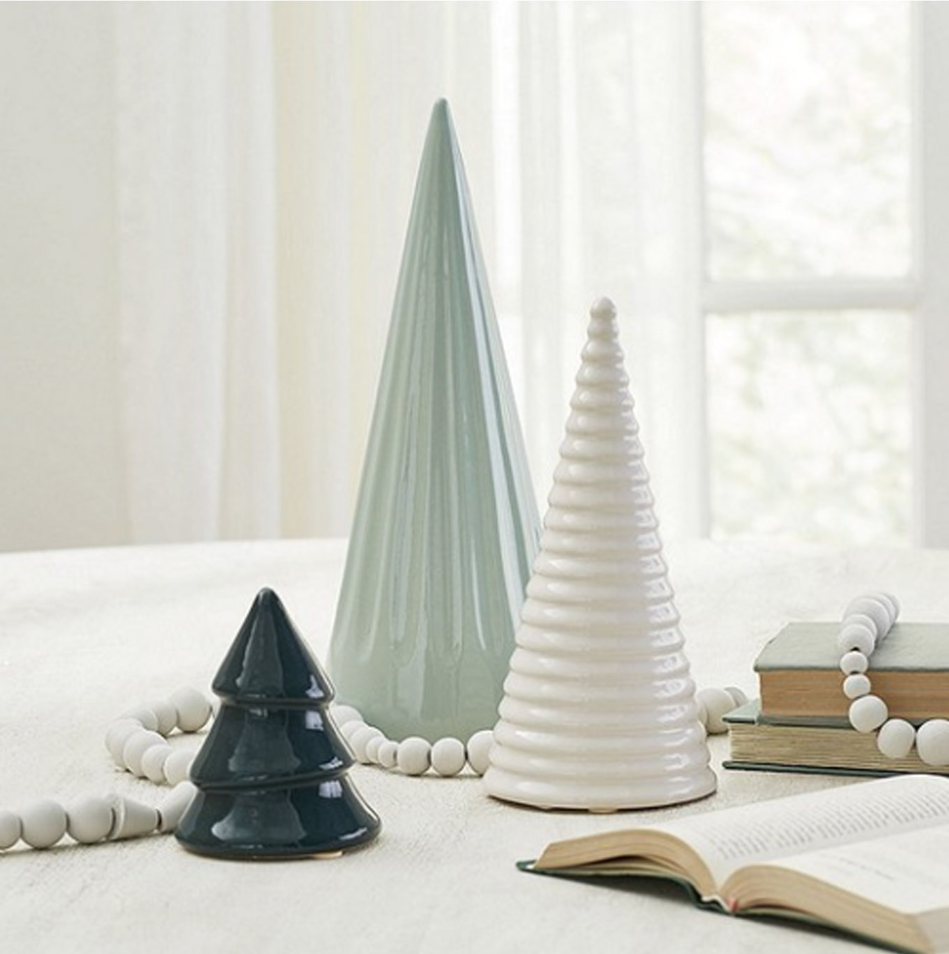 Winter Ceramic Trees | Dwelling Envy Interiors