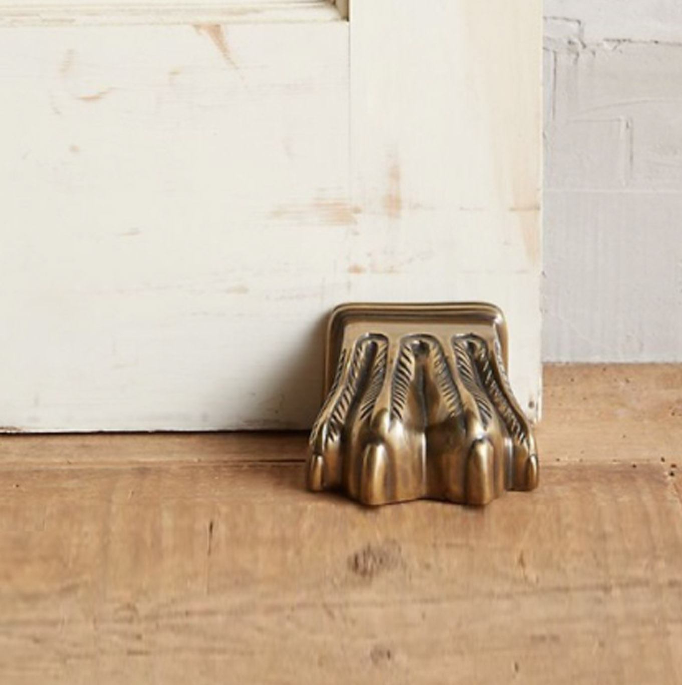 Antiqued Claw Doorstop Dwelling Envy Interiors   Antiqued Claw Doorstop 