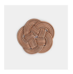 Knotted Leather Trivet Shoppe Amber Interiors