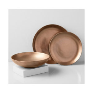 Reactive Glaze Stoneware Dinnerware - Bronze