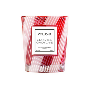 IMAGE OF Classic Candle in Crushed Candy Cane RECOMMENDED BY DWELLING ENVY