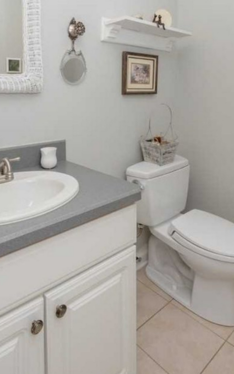 TRANSITIONAL POWDER ROOM REVIVAL BEFORE IMAGE