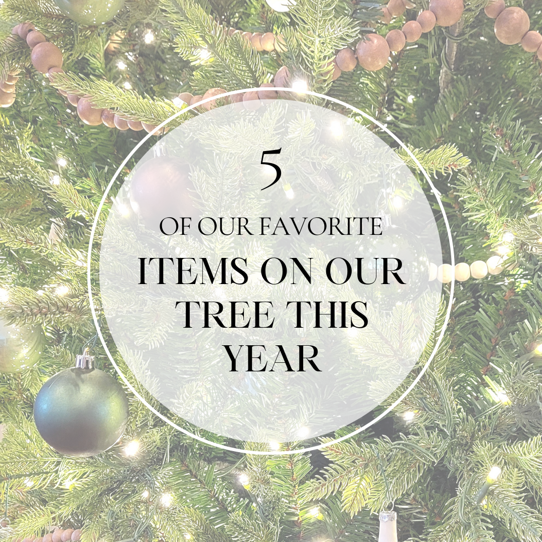 5-of our favorite items on our tree this year